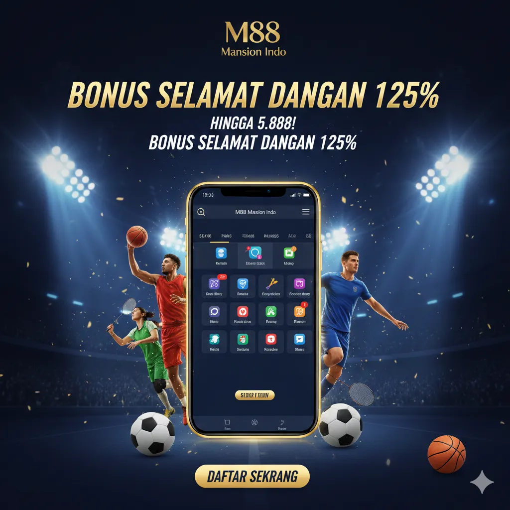 Tampilan antarmuka M88 Sports - Platform taruhan olahraga online untuk pemain Indonesia