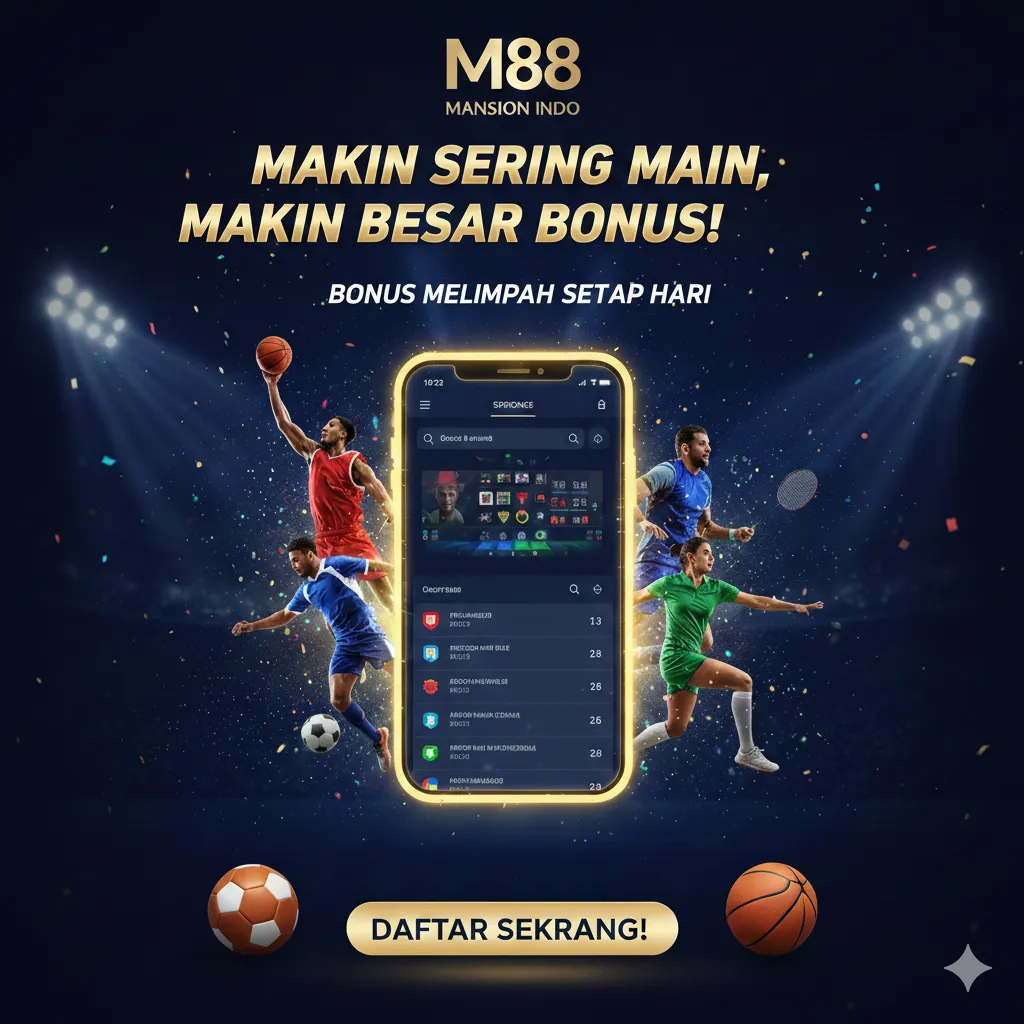 Suasana permainan di lobi casino online M88
